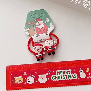 【クリスマスリース】ベビーヘアクリップ ヘアゴム クリスマスリース】ベビーヘアクリップ ヘアゴム